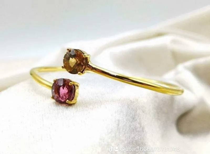 กำไลพลอย Tourmaline สีสันแห่งความสุข 💖💚 เติมเต็มพลังบวก